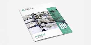 Eine Beco Bergmüller Broschüre gestaltet von diff