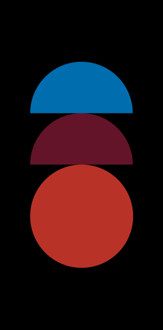 3 Brand Formen die Kontakt symbolisieren